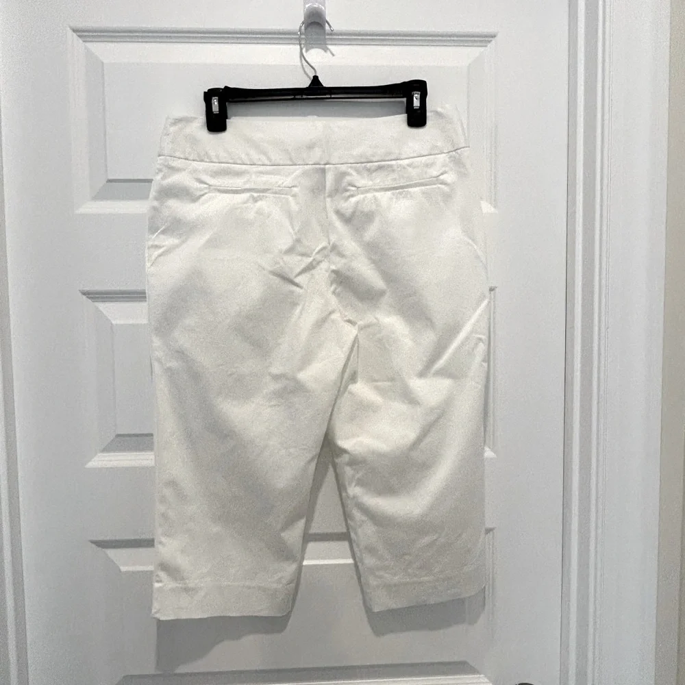 Worthington Cropped Pants White Size 8